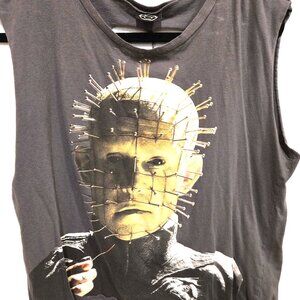 Vintage Goodie Two Sleeves Hellraiser Hot Topic muscle tee horror movie cenobite
